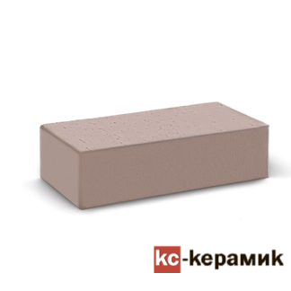 Кирпич полнотелый Камелот Темный шоколад КС-Керамик