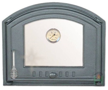 Дверца со стеклом и термометром правая H1208