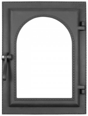 Дверка каминная ДКУ-9С, "Камелёк", без стекла