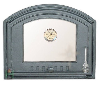 Дверца со стеклом и термометром левая H1207