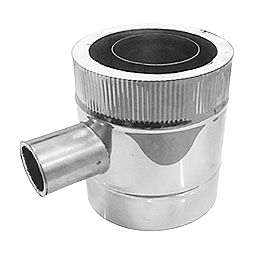 Тройник 90° трехконтурный с врезкой Д80, Д120/180/230 RAL