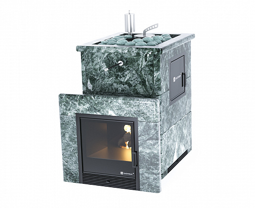 Печь "Анапа-М2", полный кожух, открытый верх - Змеевик