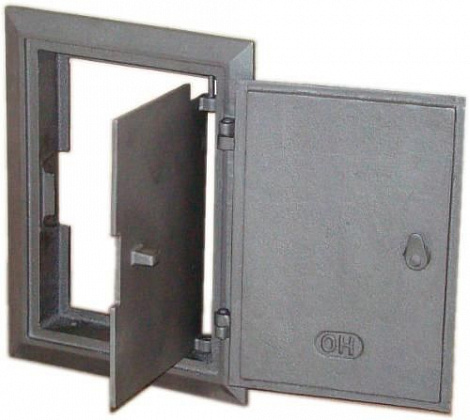 Дверца прочистки с узором и дополнительной дверцей H1707