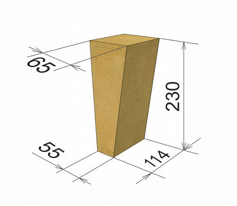 Кирпич огнеупорный ШБ-22