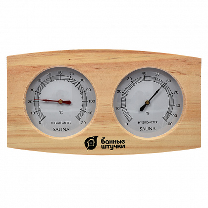 Термометр с гигрометром Банная станция