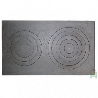 H2639 — Чугунная кухонная плита двухконфорочная