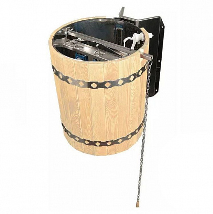 Обливное устройство для бани "Ливень" (деревянное обрамление термо) мини