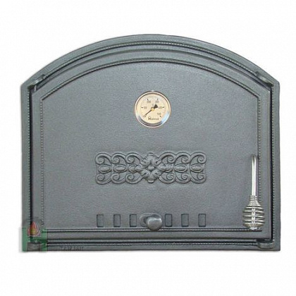 Дверца глухая левая с термометром H1203