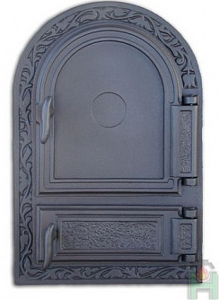Дверца печки правая с зольником H1510