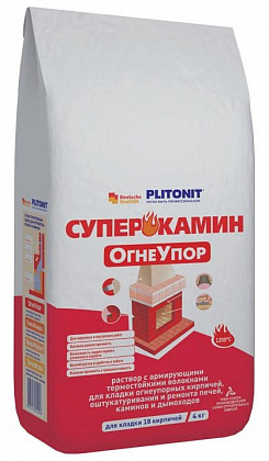 PLITONIT СуперКамин Огнеупор, 4 кг